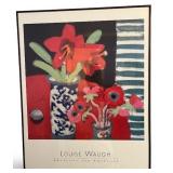 Louise Waugh Signed Amaryllis and Anemones Framed Art Print