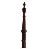 Stunning Carved Four-Poster Wooden King Bed Frame