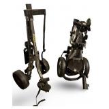 Bag Boy Quad Foldable Golf Push Cart Set
