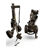 Bag Boy Quad Foldable Golf Push Cart Set