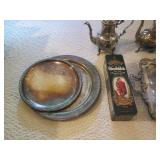 Lot of Silver-Plated & Silver-Tone Serving Ware, Vintage Tin, and More – Collectible & Decorative