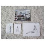 Lot of Figure Sketches & Prints – Artist-Signed Originals