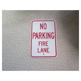 Metal No Parking – Fire Lane Sign (12"x18").