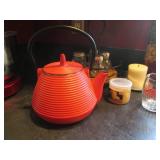 Cast Iron Tea Kettle plus a Collect...