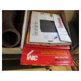 Content on Metal shelf including mi...