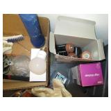 Shelf Contents - Brooms head, Nails, toolbox and more