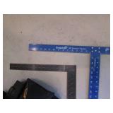 Metal framing squares, plumber pouc...