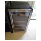 Vissani Freestanding Glass-Front Wine Fridge