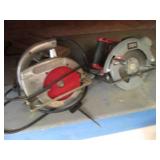 Vintage 1960s 6½" Craftsman Circular Saw & Modern Skil Saw