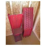 Metal automotive ramp pair...
