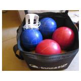 High quality bocce ball set with tr...