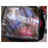 High quality bocce ball set with tr...