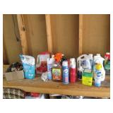 Collection of cleaners ranging from...