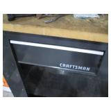 Craftsman Metal Workbench with Lighted Overhead & Pegboard