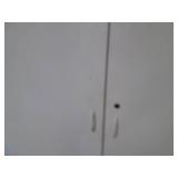 Large White Double-Door Pantry Cabinet