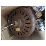 Ceiling fan light with fan blades...