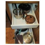 Assorted Pots, Pans & Cookware