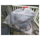 Metal grate-style 5pc patio table a...