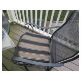 Metal grate-style 5pc patio table a...