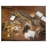 Large lot of fine costume jewlery...