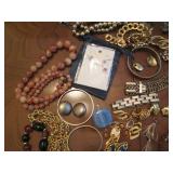 Large lot of fine costume jewlery...