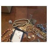 Large lot of fine costume jewlery...
