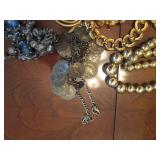 Large lot of fine costume jewlery...