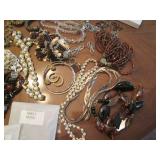 Large lot of fine costume jewlery...