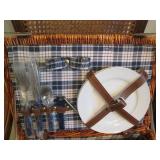 Picnic Basket, Living Terrarium & Home Décor Assortment