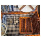 Picnic Basket, Living Terrarium & Home Décor Assortment