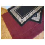 4 Assorted runner and floor rugs...