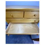 Mobel Inc. Solid Wood 8 Drawer Dresser, 39"W x 18"D x 61"H