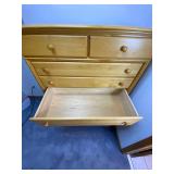Mobel Inc. Solid Wood 8 Drawer Dresser, 39"W x 18"D x 61"H