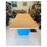 Large Workbench with Shelving, 83in x 44in x 39.25in