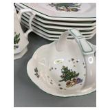 Vintage Nikko Christmastime Dinnerware Set - 17 Pieces, Made in Japan