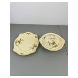Antique Johnson Bros Victorian Platter and Serving Bowl with Lid