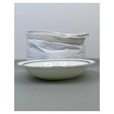 Fukagawa Bone China Dinner Set - 8 Place Settings w/ Storage Cases