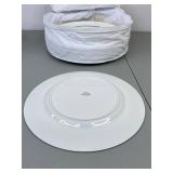 Fukagawa Bone China Dinner Set - 8 Place Settings w/ Storage Cases