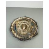 Pair of Antique Serving Plates - Old English Reproduction and Floral Porcelain