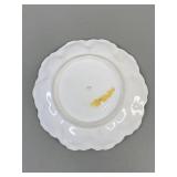 Pair of Antique Serving Plates - Old English Reproduction and Floral Porcelain