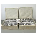 Royal Albert Petit Point Bone China Cups and Saucers, 18 Sets, England