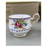 Royal Albert Petit Point Bone China Cups and Saucers, 18 Sets, England