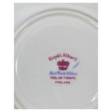 Royal Albert Petit Point Bone China Cups and Saucers, 18 Sets, England