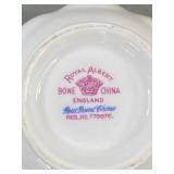 Royal Albert Petit Point Bone China Cups and Saucers, 18 Sets, England