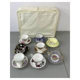 Vintage Bone China Tea Cup and Saucer Sets - Royal Albert and Royal Sealy
