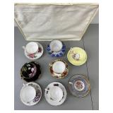 Vintage Bone China Tea Cup and Saucer Sets - Royal Albert and Royal Sealy