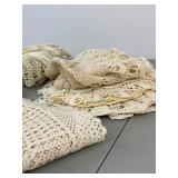 Lot of Vintage Crocheted Doilies