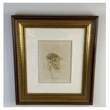 Salvador Dali Divine Comedy Wood Engraving Purgatory Framed with COA