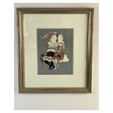 Graciela Rodo Boulanger Lithograph Breezy Day Signed Custom Framed