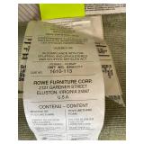 Rowe Furniture Sage Green Armchair with Ottoman